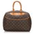 Louis Vuitton Brown Monogram Deauville Leather Cloth  ref.169910