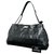 Chanel Vintage Tote Bag Black Leather  ref.169972