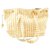 La bolsa de asas de Chanel Matelasse Naranja Lienzo  ref.169989