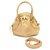 Salvatore Ferragamo Handbag Beige Golden Leather  ref.170008