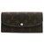 Louis Vuitton Emilie Brown Cloth  ref.170048