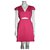Halston Heritage Pink dress with cut-outs Polyester Viscose Elastane  ref.170063