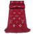Louis Vuitton rojo bufanda logomania brillo Roja Seda Lana  ref.170074
