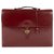 Sac à dépêches Hermès Aktentasche Burgund Box Leder Versandtasche in sehr gutem Zustand! Bordeaux  ref.170126