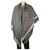 Louis Vuitton monogram Black Denim Tone on tone shawl weaved jacquard M71378 Silk  ref.170151
