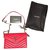 Shopping Monogramme Yves Saint Laurent Taschen Rot Leder  ref.170160