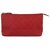 Gucci Monogram Deep Red Canvas Clutch Bag Sac à main Zip top Travel Pochette Coton Rouge  ref.170185