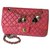 Timeless Chanel Limitierte Medium Flap Bag Pink Fuschia Leder  ref.170195