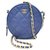 Chanel Matelassé 28 Chain Blue Leather  ref.170199