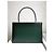 Céline Clasp Handtasche Dunkelgrün Lammleder - Ansicht 6