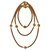 Chanel Long necklaces Golden Metal  ref.170332