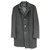 Autre Marque Saint Remy - vintage coat in pure new wool t 46 Dark grey  ref.170394