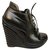 Yves Saint Laurent Rive Gauche boots p 35 1/2 Black Leather  ref.170416