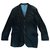 Hermès Vestes Blazers Cuir Noir  ref.170562