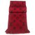 Louis Vuitton logomania scarf Red Silk Wool  ref.170573