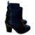 Chanel Ankle Boots Black Lambskin  ref.170615