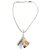 inconnue Pendant necklaces Silvery Silver  ref.170646