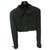Chanel Jackets Black Golden Wool  ref.170693