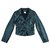 Chanel Jackets Black Leather Silk  ref.170727