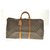 Louis Vuitton Monogram Keepall 55 Brown Cloth  ref.170845