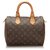 Louis Vuitton Brown Monogram Speedy 25 Leather Cloth  ref.171060