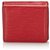 Louis Vuitton Red Epi Porte Monnaie Boite Coin Case Cuir Rouge  ref.171087