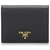 Prada Black Saffiano Leather Bi-fold Wallet  ref.171095