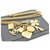 Broche Chanel Vintage CC Dorado Chapado en oro  ref.171150