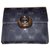 GUCCI logo canvas wallet Black Leather Cloth  ref.171188