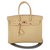 Hermès HERMES BIRKIN 35 Jaune Poussin Gelb Leder  ref.171255