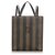 Fendi Black Pequin Backpack Brown Leather Plastic  ref.171361