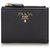 Prada Black Saffiano Leather Bi-fold Wallet  ref.171365
