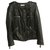 Isabel Marant Biker jackets Black Leather  ref.171393