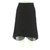 Chanel Falda elegante Negro Poliamida  ref.171400
