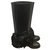 Chanel Boots Black Leather Fur  ref.171449