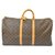 Louis Vuitton Keepall 55 Brown Cloth  ref.171612