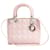 Dior Lady Dior Rose Tasche Pink Lammfell  ref.171816