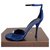 Gucci sandali Blu Seta  ref.171818