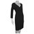 Diane Von Furstenberg Eliana dress Black Cotton Polyester Viscose Elastane  ref.171835