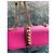 Borsa a tracolla Valentino Rockstud in pelle fucsia Fuschia - vista 5