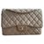 Mademoiselle Chanel Magnificent Jumbo caviar suede Grey Leather  ref.171949