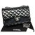 Timeless Chanel Black lambskin Jumbo classic flap bag Leather  ref.172123
