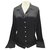 Chanel camisa de blusa de seda negra con botones de perlas FR38 Negro  ref.172124