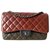 Timeless Chanel limited edition Jumbo classic flap bag Brown Dark red Olive green Leather  ref.172127
