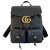 Gucci Backpacks Black Leather  ref.172202