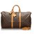 Louis Vuitton Brown Monogram Keepall Bandouliere 50 Leather Cloth  ref.172296