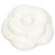 Chanel White Ceramic Camelia Paper Weight Metal  ref.172348