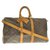 Louis Vuitton Monogram Keepall Bandouliere 45 Brown Cloth  ref.172368