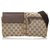 Gucci Brown GG Sac de ceinture en toile Cuir Tissu Marron Beige  ref.172570