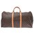 Louis Vuitton Monogram Keepall 60 Brown Cloth  ref.172657